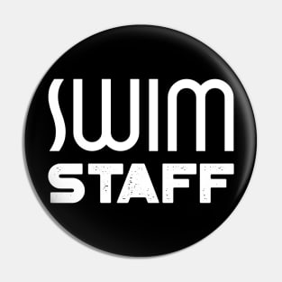 Swim team, swimming trainning, swimming pool staff v4 Pin