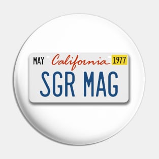 SGR MAG License Plate Pin