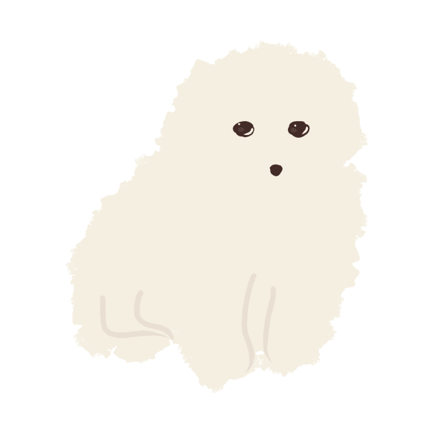 Fluffy Dog by PatternbyNOK