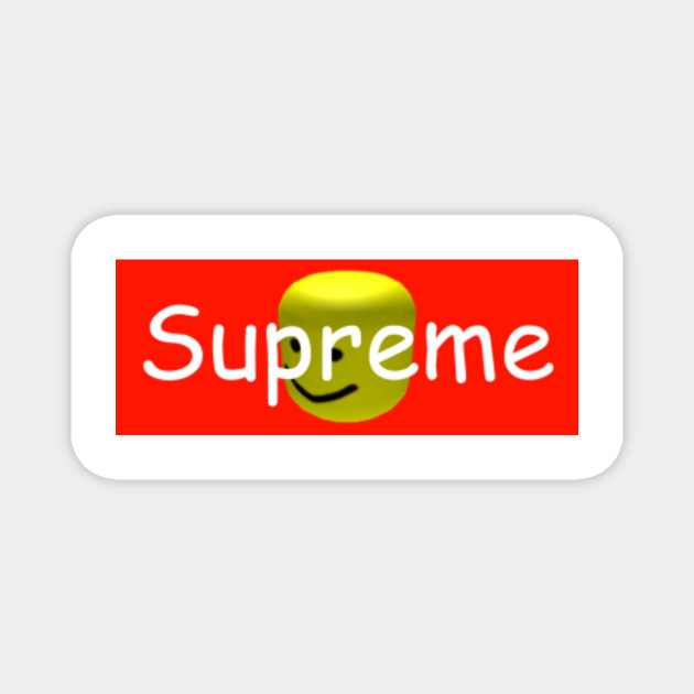 Supreme X Roblox Meme Magnet Teepublic