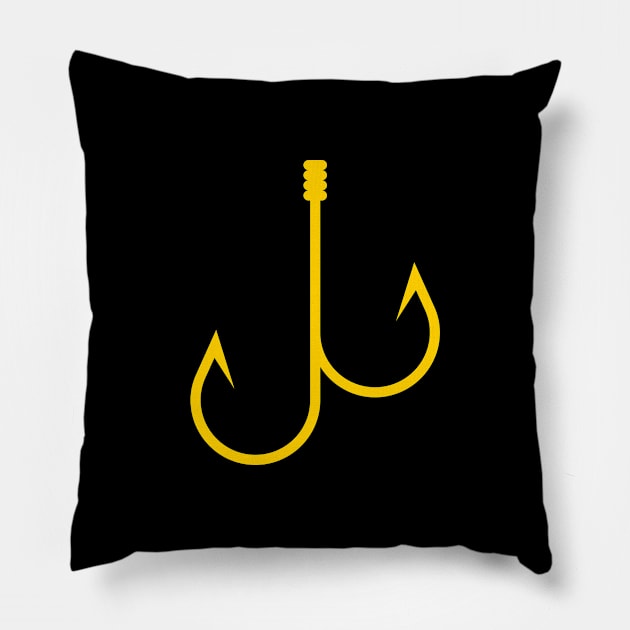 Fishing Line Pillow by Charm Clothing