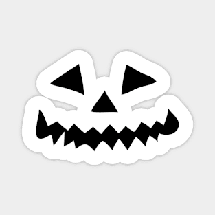 Halloween Pumpkin Face (Halloween costume) Magnet