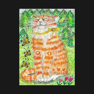 Orange ginger cat T-Shirt