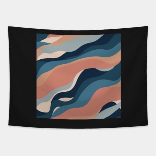 Boho waves Tapestry