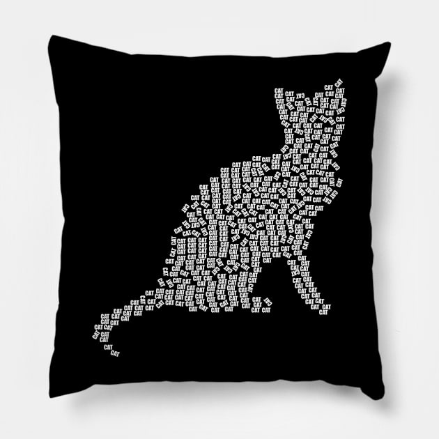 Cat Pillow by WordFandom