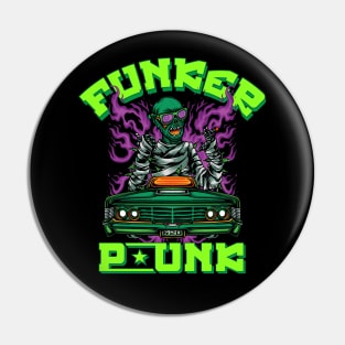 PUNK 420 Hot Rod Mummy Pin