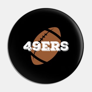 49ers (Whitefont) - San francisco 49ers Pin