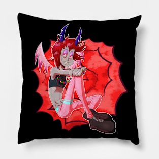 Demon in Heck Pillow