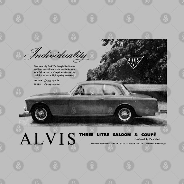 ALVIS THREE LITRE - advert by Throwback Motors