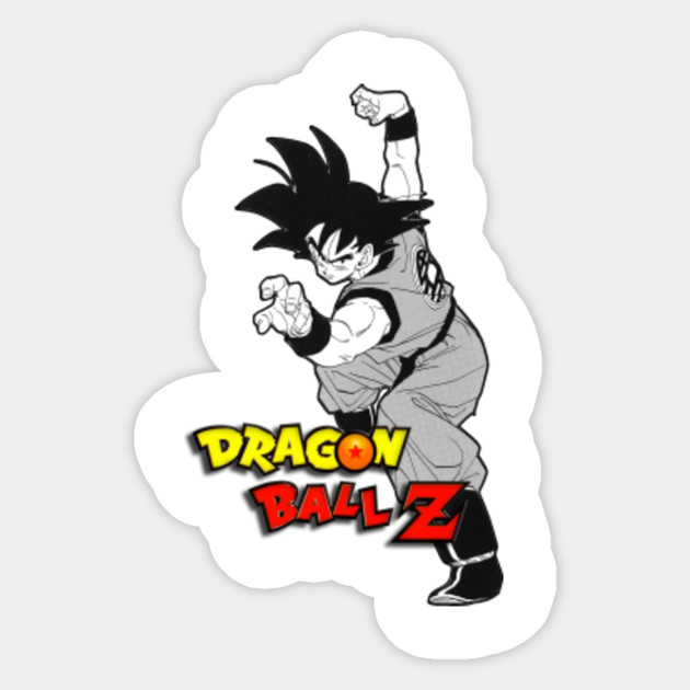 Dragon Ball Z Manga Style Goku Dragon Ball Z Sticker