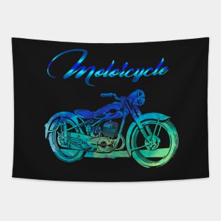 Vintage american motorcycle Tapestry