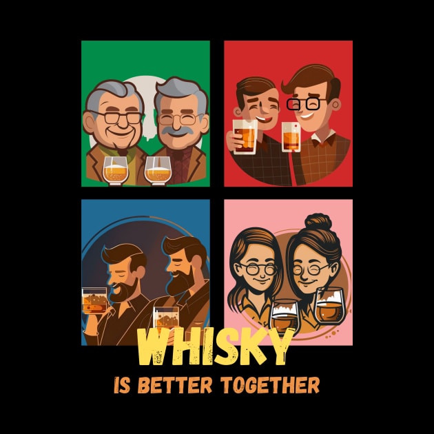 Whisky Is Better Together by MaltyShirts