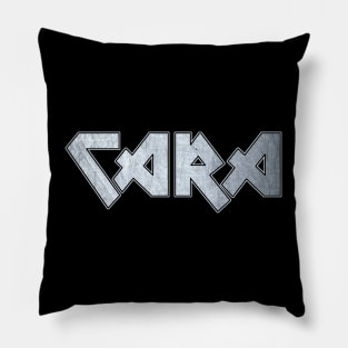 Heavy metal Cara Pillow