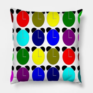 colourful watches Pillow
