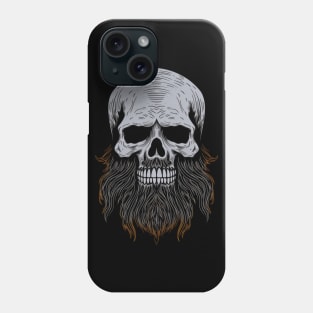 Skull with Beard Phone Case