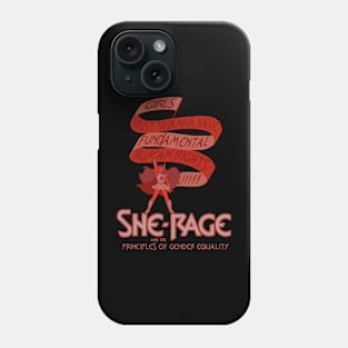 She-Rage Fundamental Rights "Girls" Option Phone Case