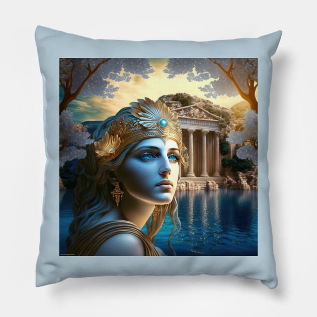 Sanctuary of Poltergeist (PSR B1257+12 B) Pillow by Century21Mouse