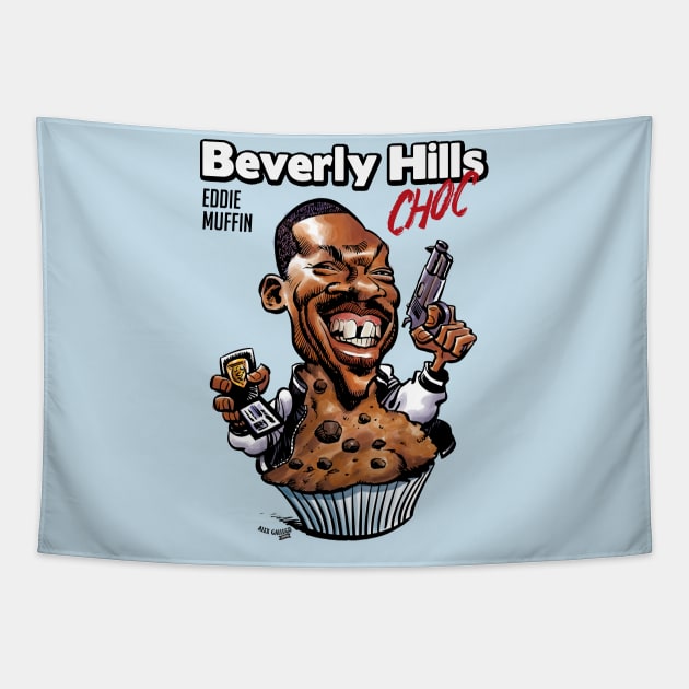 Beverly Hills Choc Tapestry by alexgallego