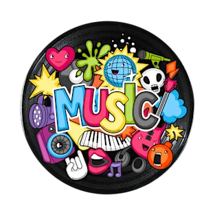 Music ilustrated T-Shirt