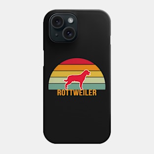 Rottweiler Vintage Silhouette Phone Case