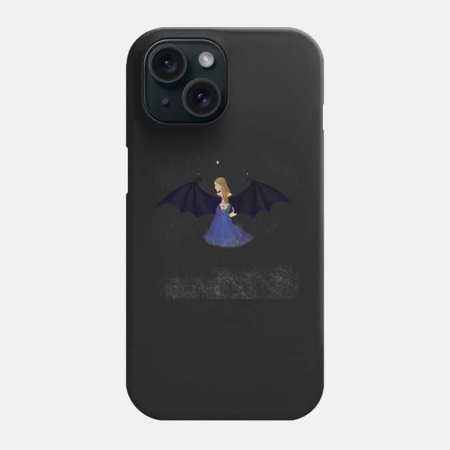 Feyre High Lady of the Night Court Phone Case by Thelunarwoodco
