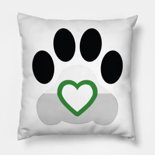 Pride Paw: Demiromantic Pride Pillow