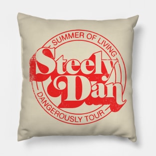 Retro Grunge-Style Steely Dan 2 Pillow