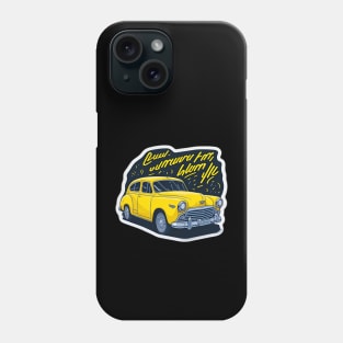 yellow car Phone Case