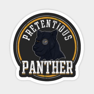 The Pretentious Panther Magnet