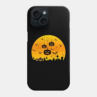 Spooky Moon Halloween Witch Monster Ghost Pumpkin Phone Case