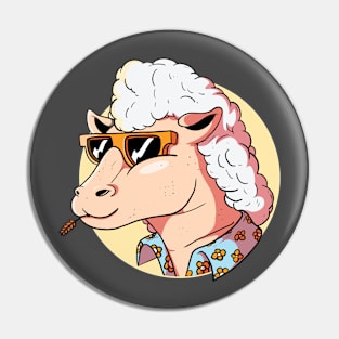 Cool Sheep Pin