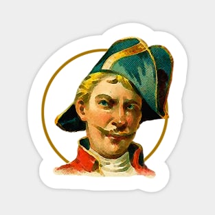 Nordic blond man with mustache Magnet