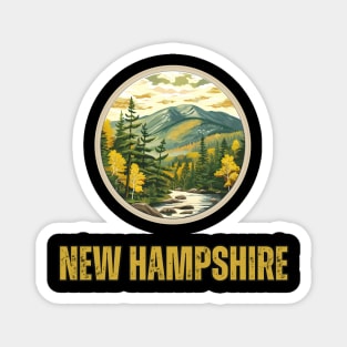 New Hampshire State USA Magnet