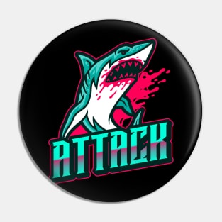 Shark attacking Pin