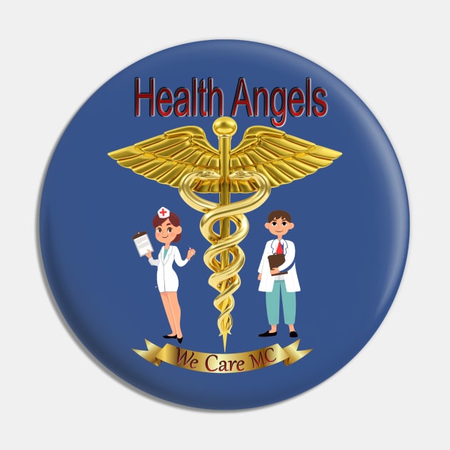 Health Angels Pin by Little Treasures