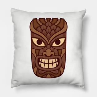 Funny Tribal Tiki Head Pillow