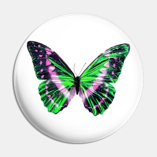 green butterfly Pin