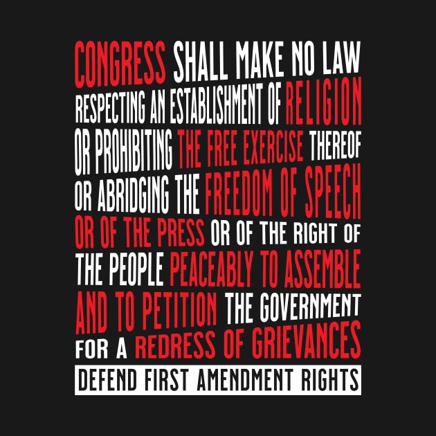 First Amendment Free Speech and Right to Protest by AntiqueImages