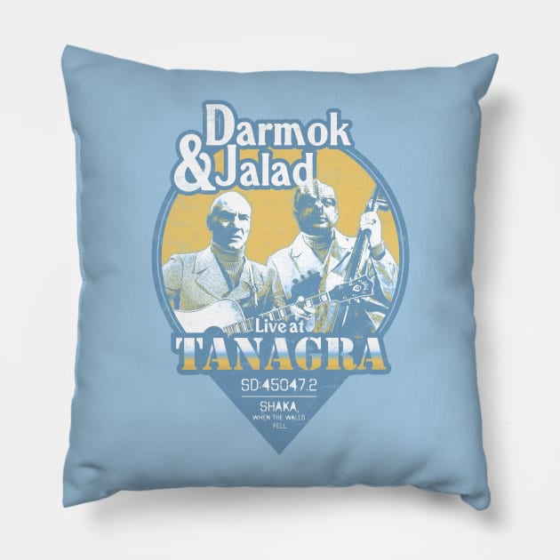 Darmok & Jalad at Tanagra Pillow by rycotokyo81