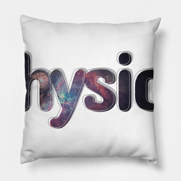 Physics Pillow by afternoontees