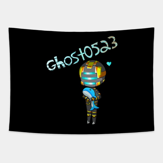 Ghost0523 Whale Shirt Tapestry by GhostGamingYT