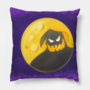 Shadow of the Moon at Night Pillow