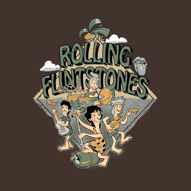 Rolling Flintstones by Roni Nucleart