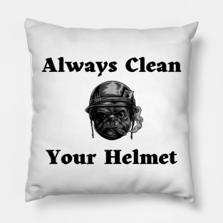 Always Clean Your Helmet Pillow