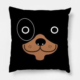 Dog Face Pillow