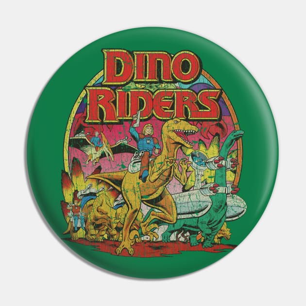 Dino-Riders The Adventure Begins 1988 Pin by JCD666