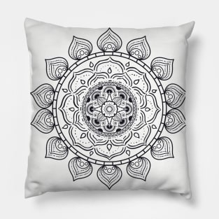 Mandala Flower Pattern Pillow