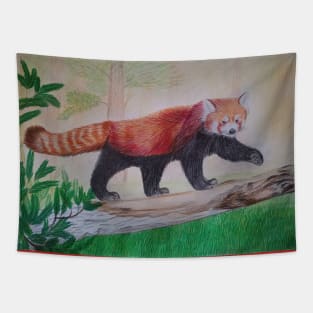 Red Panda Tapestry