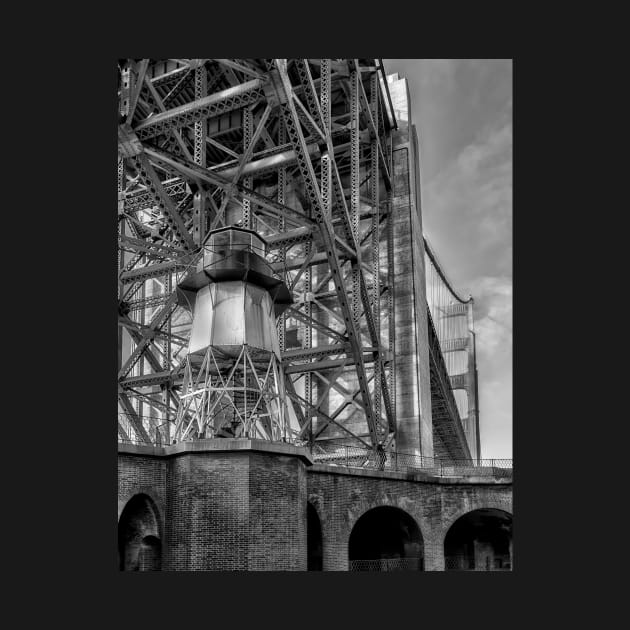 Fort Point Lighthouse B+W by jforno