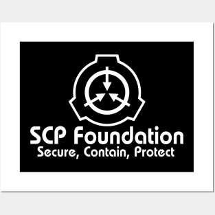 SCP Foundation Wood Sign Secure Contain Protect Wall Sign 